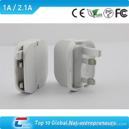 new micro usb charger T02 with folded protection cover